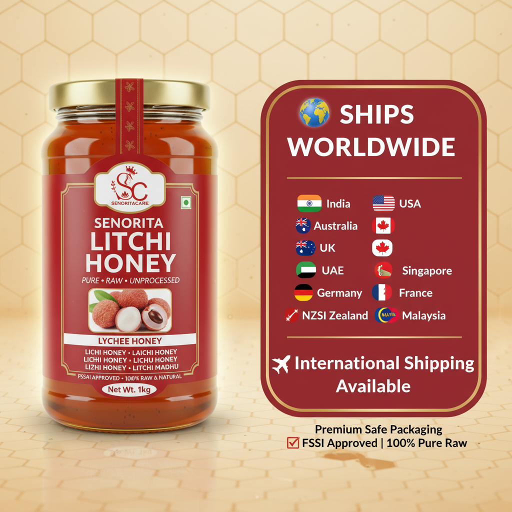 Litchi Honey 1kg Shipping Order Now Senorita Honey Now At SenoritaCare Store
