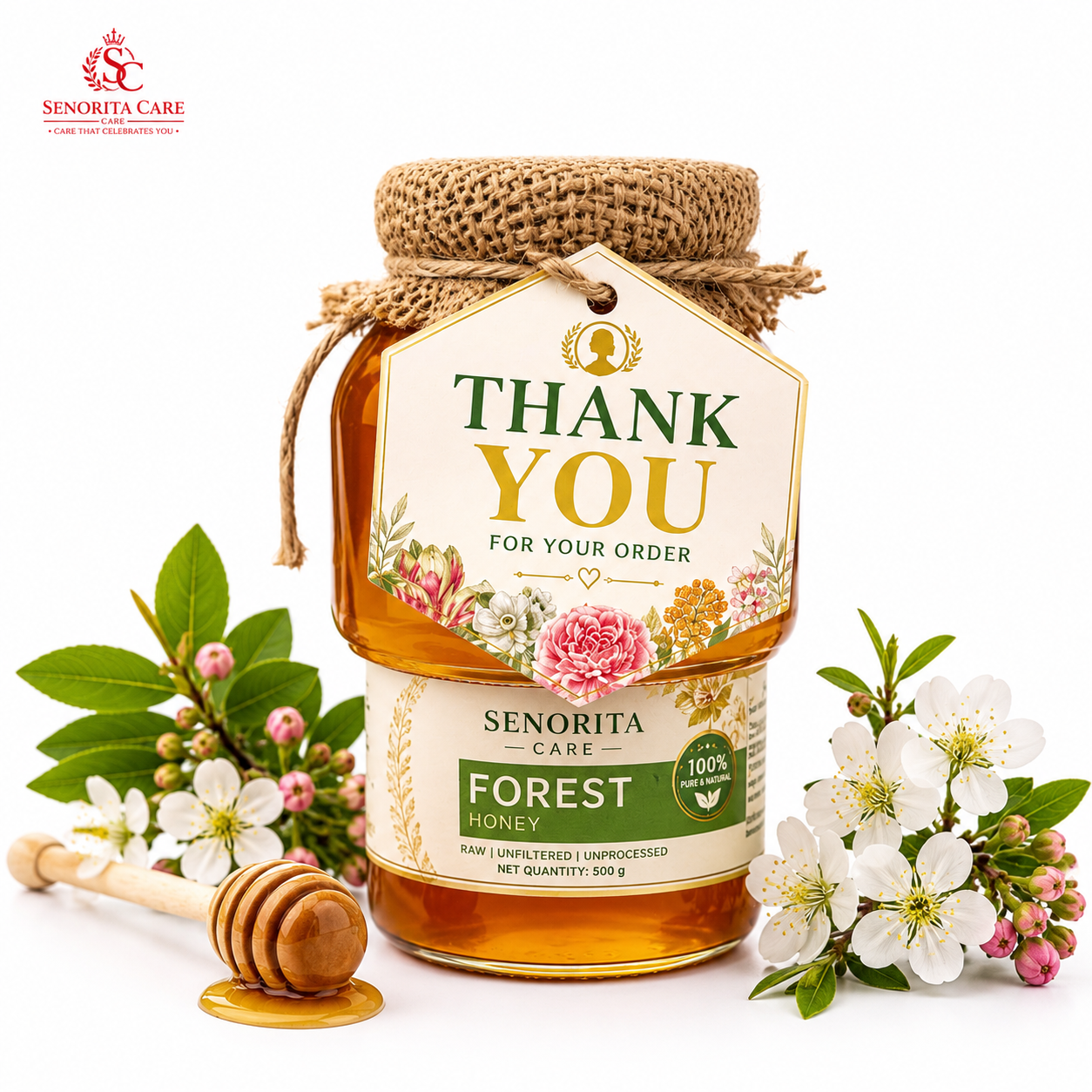 Senorita Forest Honey | Pure Nature, Daily Wellness, Natural Energy | Pack Size 500gm
