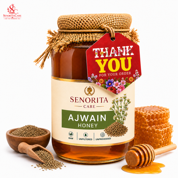 Senorita Ajwain Honey | Pure Nature, Daily Wellness, Natural Energy | Pack Size 1kg