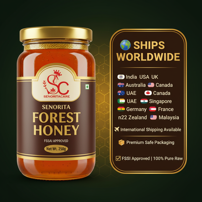 Senorita Forest Honey 250g international shipping worldwide by SENORITACARE