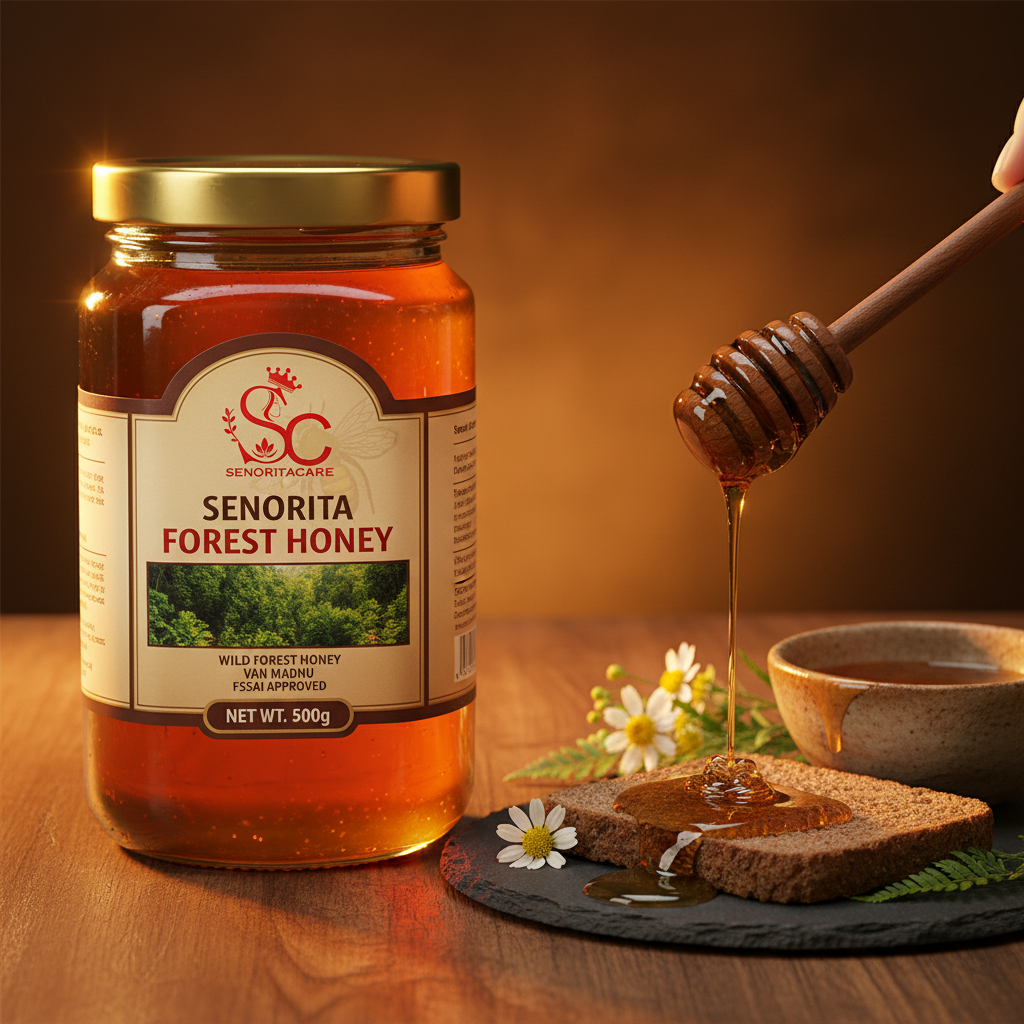 Senorita Forest Honey 500g daily family wellness usage by SenoritaCare