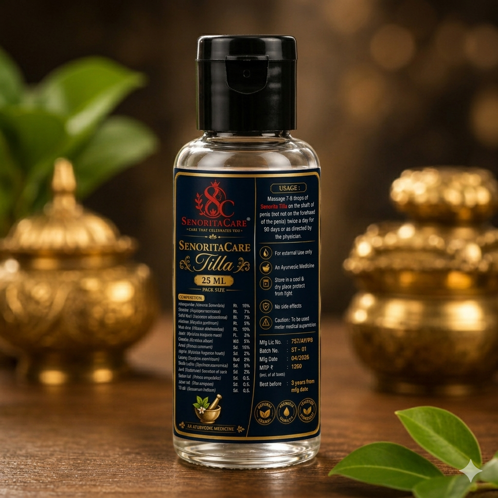 Senorita Massage Oil for Men