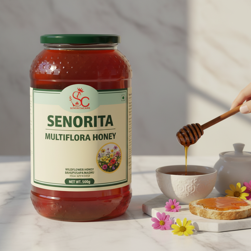 Senorita Multiflora Honey 500g daily family wellness wildflower honey SenoritaCare