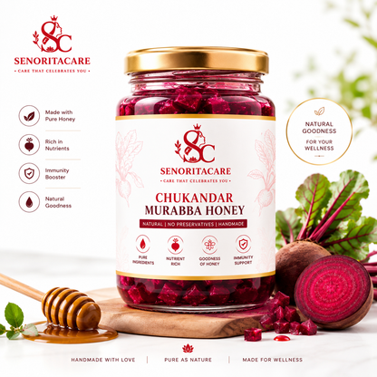 Beetroot Murabba With Honey 250g – Iron Rich Natural Wellness Preserve by Senoritacare