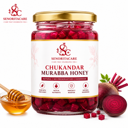 Senoritacare Chukandar Murabba With Pure Honey – Sugar Free Indian Beetroot Preserve 250g