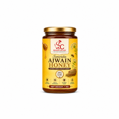 Senorita Ajwain Honey 1kg – Natural Energy & Immunity Honey – Senoritacare