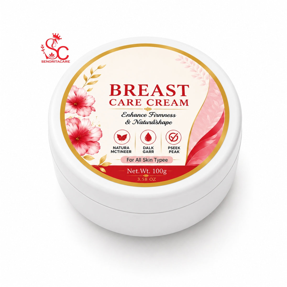 Senorita Breast Care Cream for Women – Natural Firming & Nourishing Cream by Senoritacare