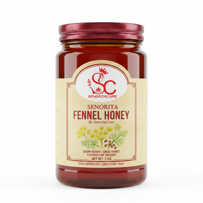 Senorita Fennel Honey 1kg pure saunf honey anise honey FSSAI approved by SenoritaCare