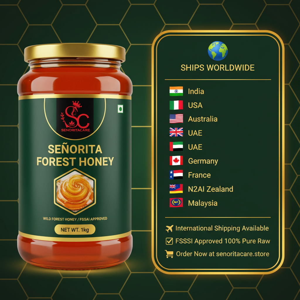 Senorita Forest Honey 1kg international shipping worldwide order now SenoritaCare
