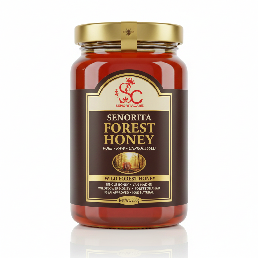 Senorita Forest Honey 250g pure raw wild forest honey FSSAI approved by SENORITACARE