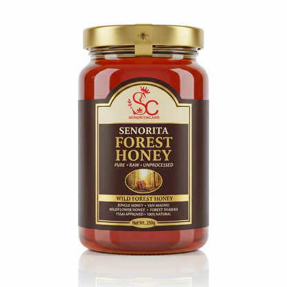 Senorita Forest Honey 250g pure raw wild forest honey FSSAI approved by SENORITACARE