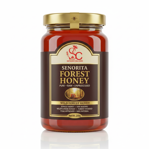 Senorita Forest Honey 250g pure raw wild forest honey FSSAI approved by SENORITACARE