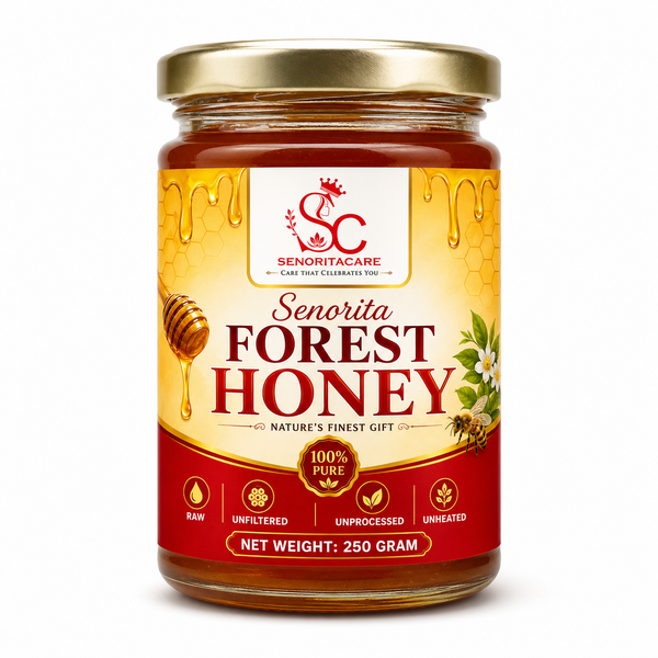 Senorita Forest Honey 250g Glass Jar – Pure Wild Raw Honey by Senoritacare