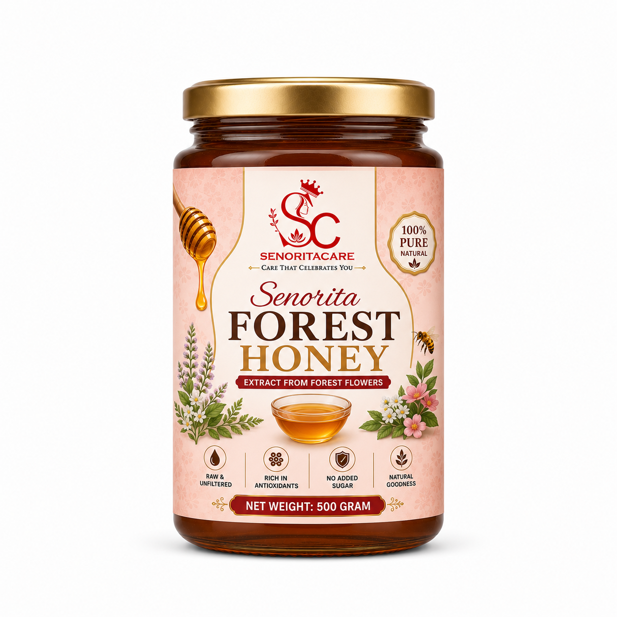 Senoritacare Forest Honey 500g – Natural Energy & Daily Wellness Honey by senoritacare