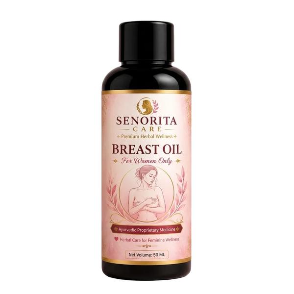 Senoritacare Breast Growth Oil – Ayurvedic Formula for Women's Wellness & Skin Nourishment
