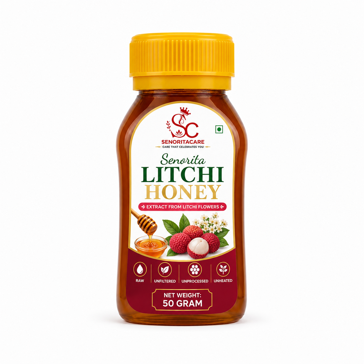 Senoritacare Litchi Honey 50g – Immunity Support & Women's Wellness Honey