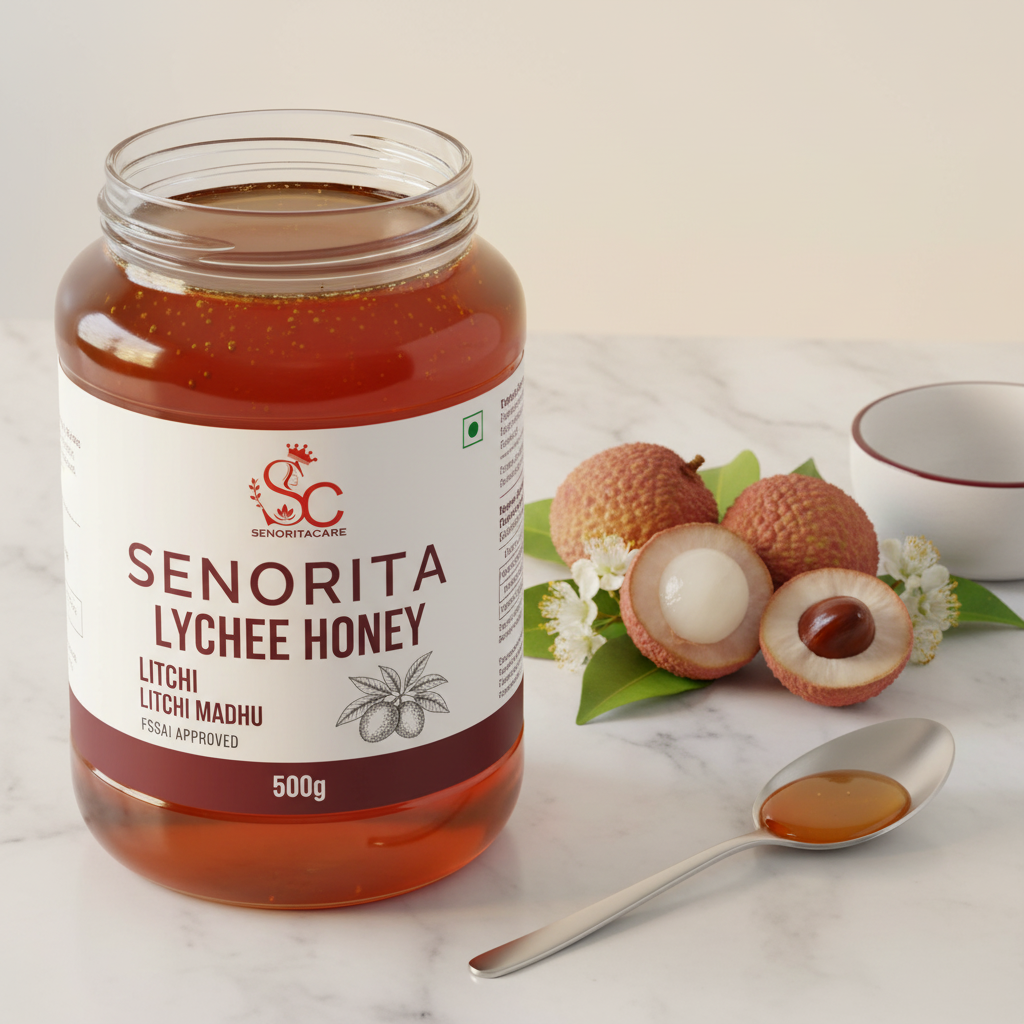 Senorita Lychee Flower Honey 500g taste experience silver spoon lychee by SenoritaCare