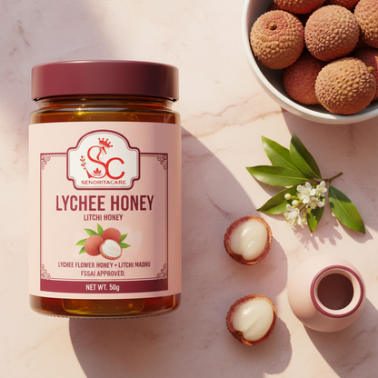 Senorita Lychee Flower Honey 50g litchi honey wellness usage lychee fruits by SenoritaCare