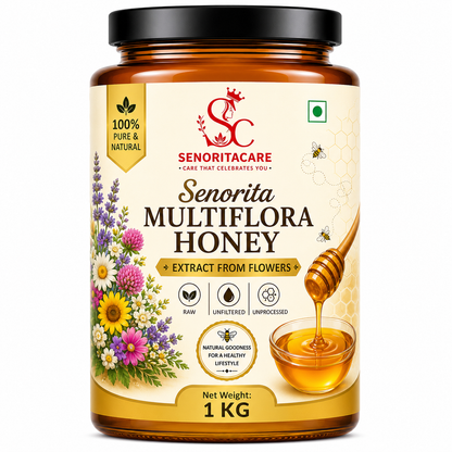 Senorita Pure Multiflora Honey 1kg – Raw Natural Honey by Senoritacare