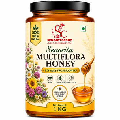 Senorita Multiflora Honey 1kg Pure Natural Multi-Flower Honey by Senoritacare