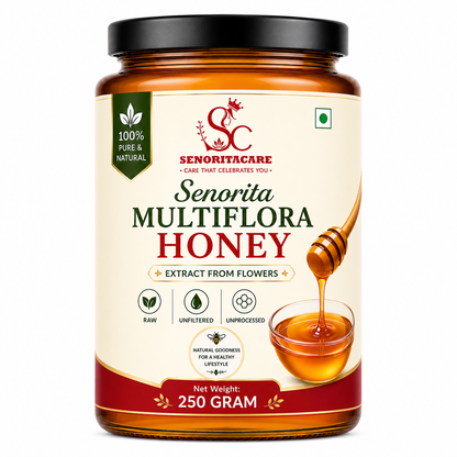 Senorita Multiflora Honey 250g  Pure Natural Multi-Flower Honey by Senoritacare