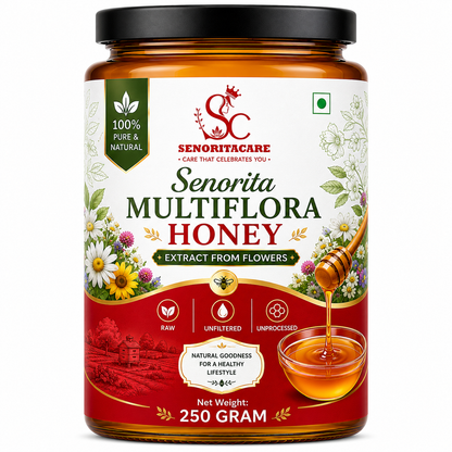 Senoritacare Multiflora Honey 250g  Daily Wellness & Natural Energy Honey