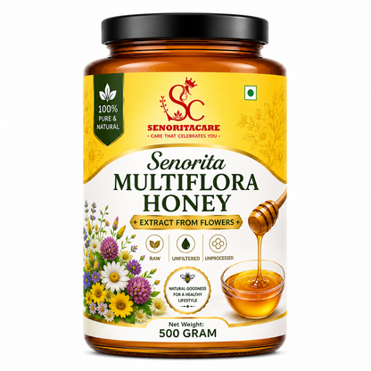 Senorita Multiflora Honey 500g  Pure Natural Multi-Flower Honey by Senoritacare