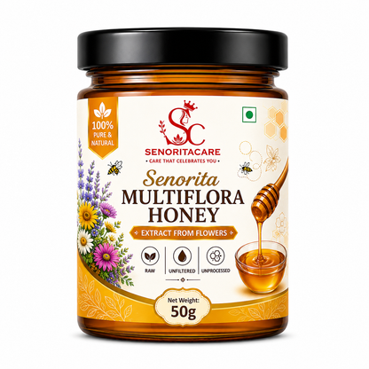 Senorita Multiflora Honey 50g – Pure Natural Multi-Flower Honey by Senoritacare