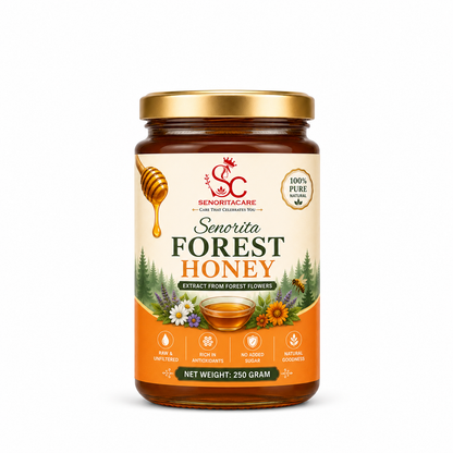 Senorita Forest Honey 250g Glass Jar – Natural Immunity Booster Honey by Senoritacare