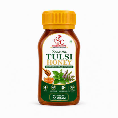 Senorita Tulsi Honey 50g – Natural Energy & Wellness Honey – Senoritacare