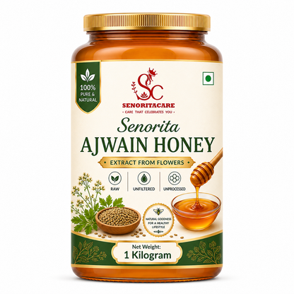 Senorita Pure Ajwain Honey 1kg – Natural Ayurvedic Honey by Senoritacare