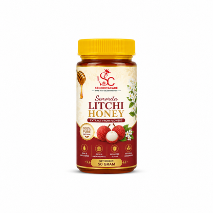 Senorita Litchi Honey 50g – Natural Floral Honey for Daily Wellness – Senoritacare