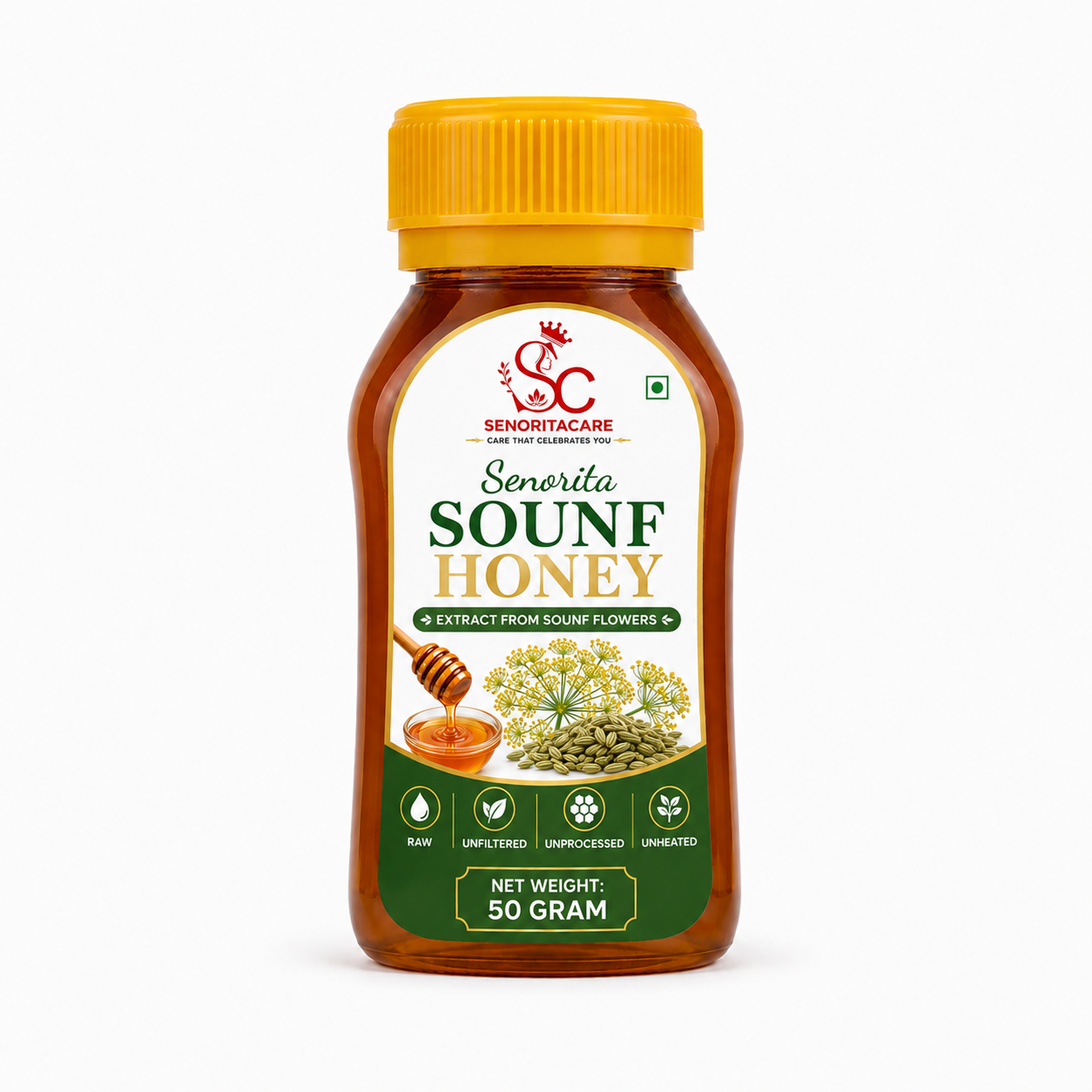 Senorita Sounf Honey 50g – Stamina & Wellness Honey – Senoritacare