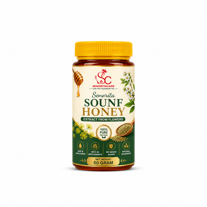 Senorita Sounf Honey 50g  – Pure Natural Fennel Seed Honey by Senoritacare