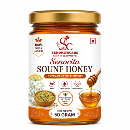 Senoritacare Sounf Honey 50g – Digestive Support & Immunity Honey