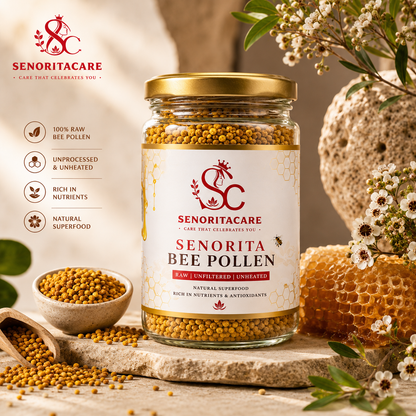 Natural Bee Pollen 250g – Antioxidant Rich Superfood for Women's Wellness by Senoritacare
