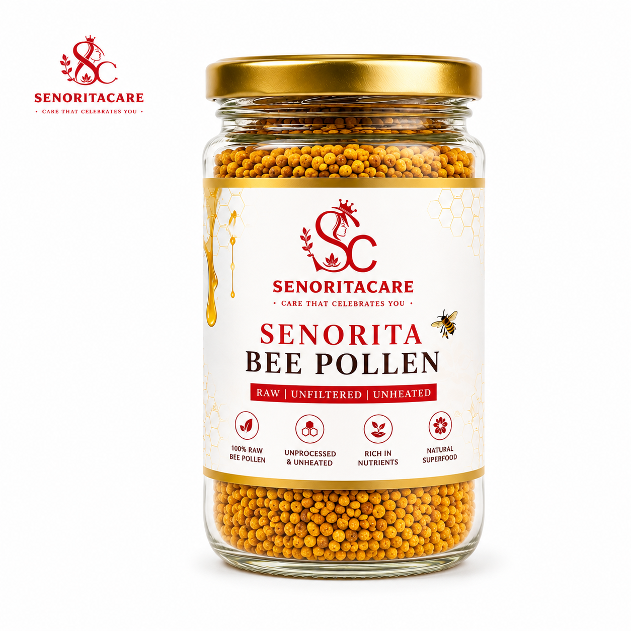 Senorita Bee Pollen 250g – Pure Natural Bee Pollen Granules by Senoritacare