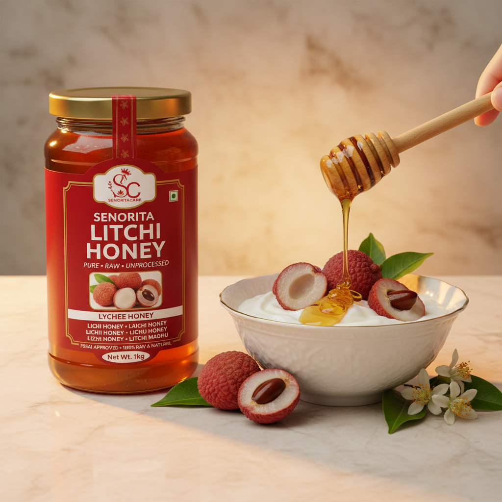 Litchi Honey 1kg Usage Order Now Senorita Honey Now At SenoritaCare Store