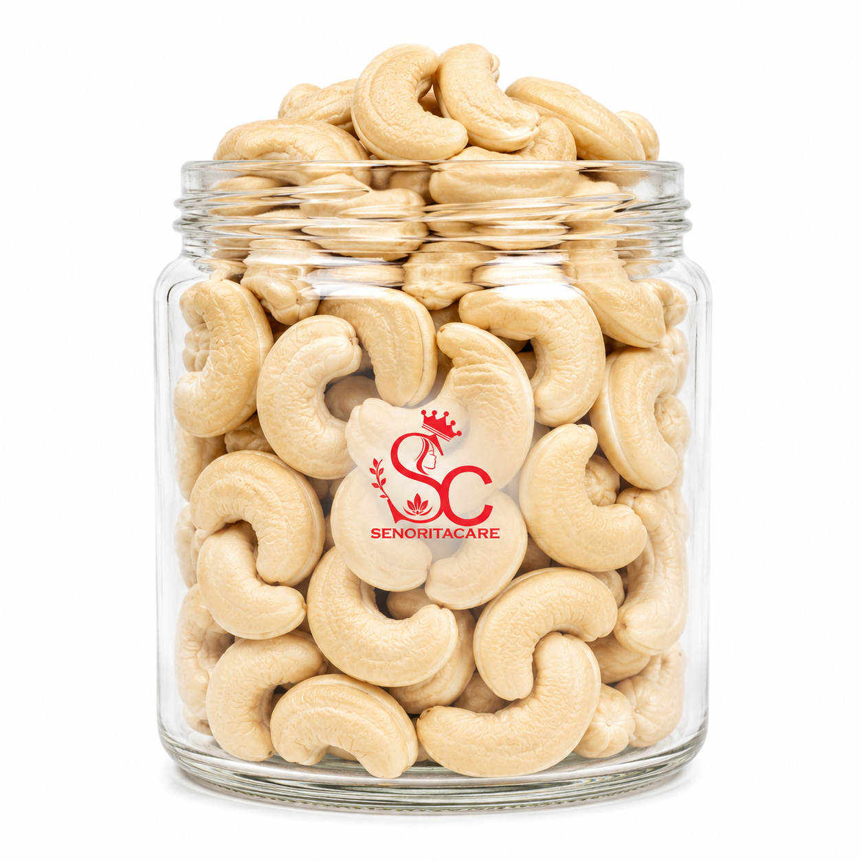 Senorita Cashew (Kaju) 500g close-up fresh crunchy whole cashew nuts premium quality by SenoritaCare